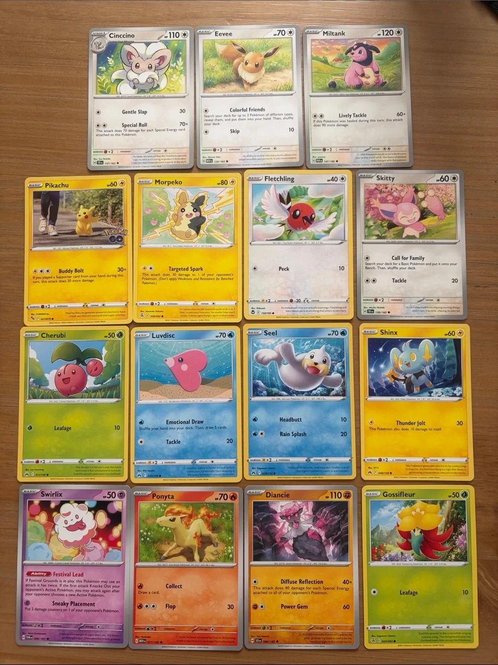 🌼 Cute Pokémon Card Lot #8 🩷 | 15 Cards ✨5/$25✨